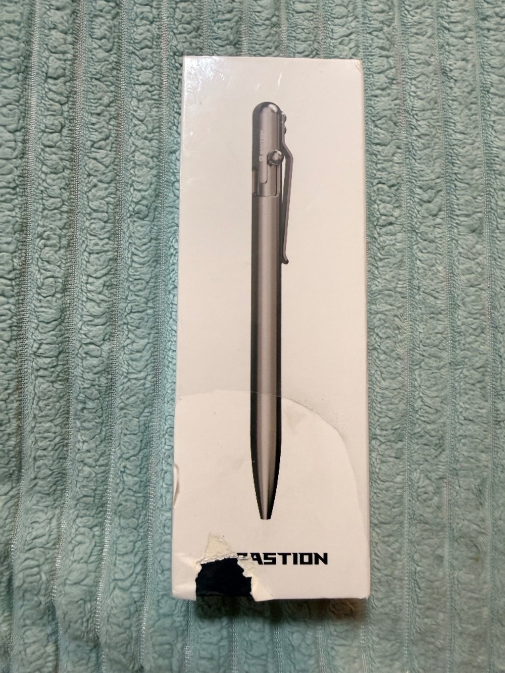 BASTION Bolt Action Pen HyperBolt ZeroSeam Stainless Steel NEW SEALED